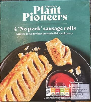 No pork sausage rolls