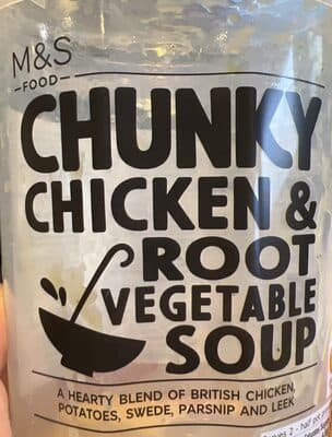 Chunky Chicken & Root Vegetable Soup