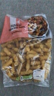 Sainsbury's Fusilli Fresh EGG Pasta