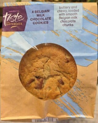 Belgian Milk Chocolate Chunk Cookies