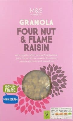 Granola Four Nut & Flame Raisin