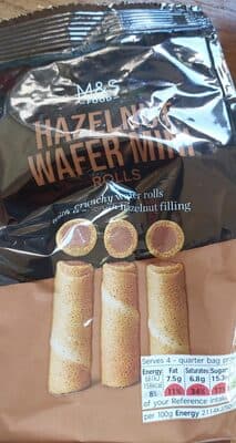 Hazelnut Wafer Mini Rolls