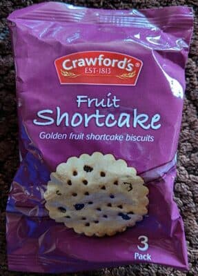 Fruit Shortcake Golden fruit shortcake biscuits