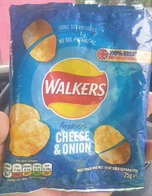 Walkers Cheese & Onion crisps