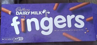 Milk Chocolate Covered Biscuit Fingers