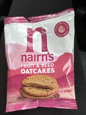 Fruit & Seed Oatcakes on the go