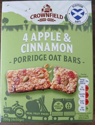 Apple & Cinnamon Porridge Oat Bar