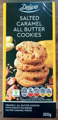 Salted Caramel All Butter Cookies