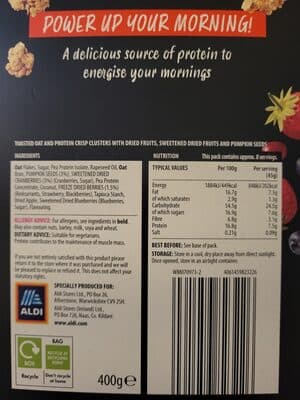 Protein granola
