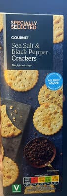 Sea Salt & Black Pepper Crackers