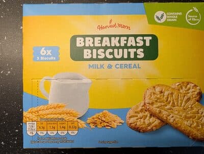 BREAKFAST BISCUITS MILK & CEREAL