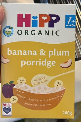 Banana & Plum Porridge