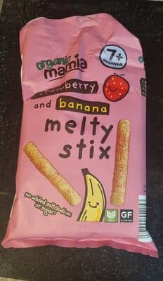 strawberry and banana melty stix