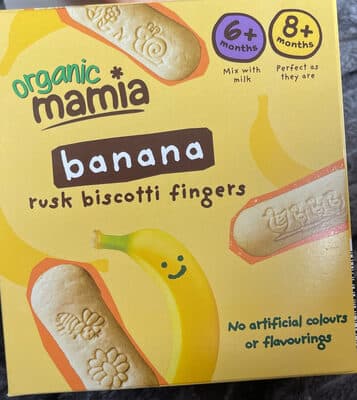 Banana rusk fingers