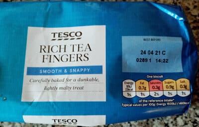 Rich Tea Finger Biscuits