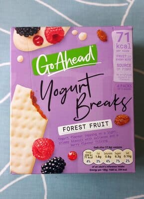 Yogurt breaks fores fruit