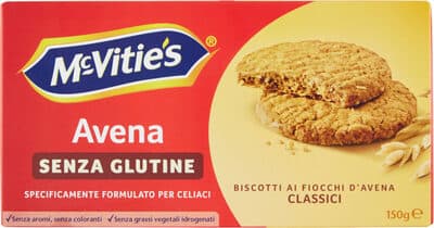 Mcvities avena senza glutine biscotti ai fiocchi