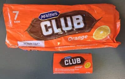 McVitie's Club Orange Bars 7 x (154g)
