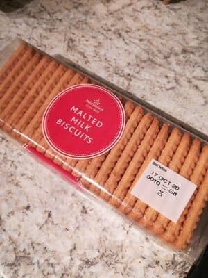 Malted milk biscuits