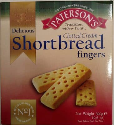 Clotted Cream Shortbread Fingers