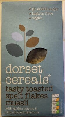 Dorset Cereals tasty toasted spelt flaked muesli