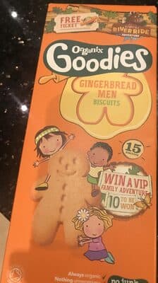 Organix Gingerbread men biscuits