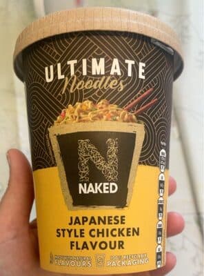 Ultimate noodles naked Japanese style chicken