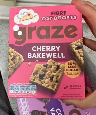 Cherry Bakewell Oat Boosts