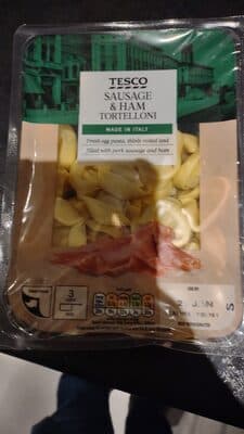 Tortelloni Sausage & Ham Fresh Egg Pasta