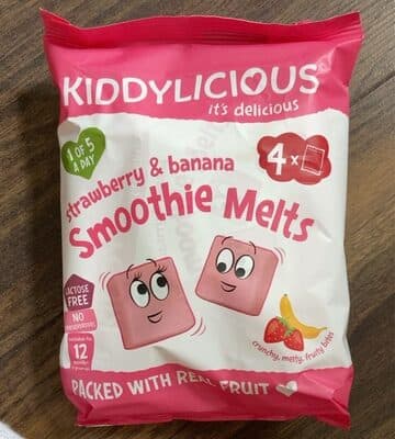 US US KIDDYLICIOUS 12+ it's delicious MONTHS straw