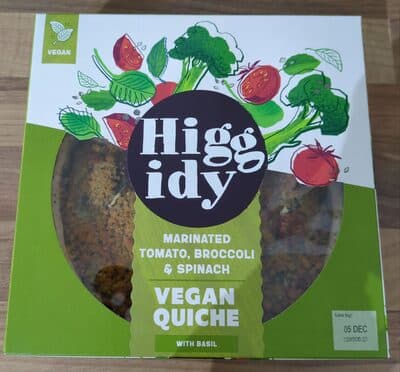 Marinated Tomato, Broccoli & Spinach Vegan Quiche