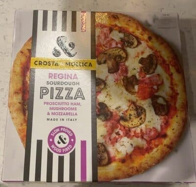 Regina sourdough pizza ham mushroom & mozzarella