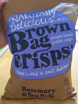 Potato crisps with rosemary and sea salt