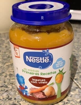 Nestle primeiras papas - legumes com vitela