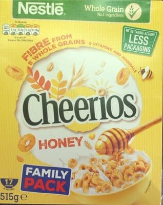 Nestle Cheerios Honey 515g