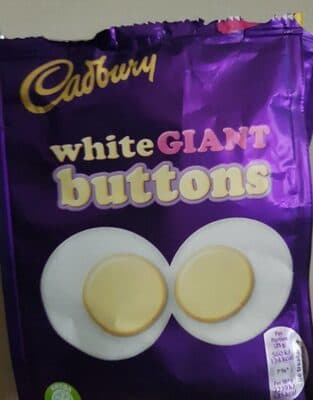 Cadbury White Giant Buttons