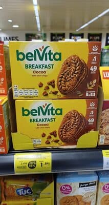 belVita BREAKFAST Cocoa with choc chips
