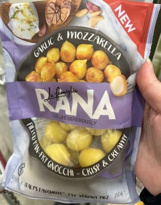 Garlic & Mozzarella Filled In-Fry Gnocchi - Crisp & Creamy