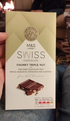Swiss chocolate chunky triple nut