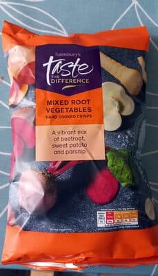 Mixed Root Vegetables hand cooked crisps
