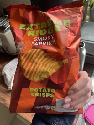 Extreme Ridge Smoky Paprika Crisps