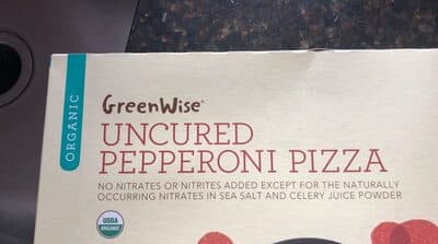 Uncured pizza