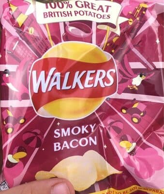 Walkers smoky bacon crisps