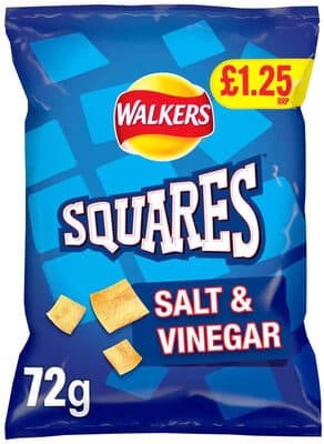 Walkers Squares Salt & Vinegar