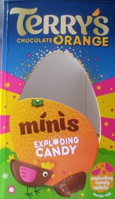 Chocolate Orange with minis exploding candy