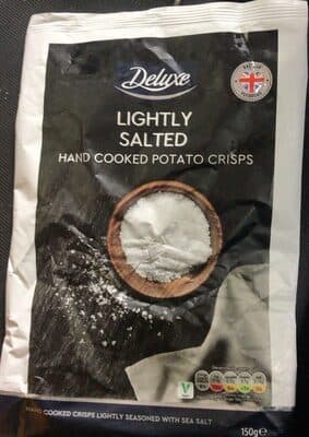 Lightly salted hand cooked potato crisps