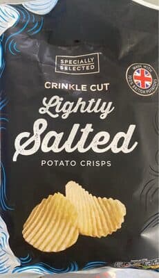 Lightly Sea Salted Crinkle Cut Crisps
