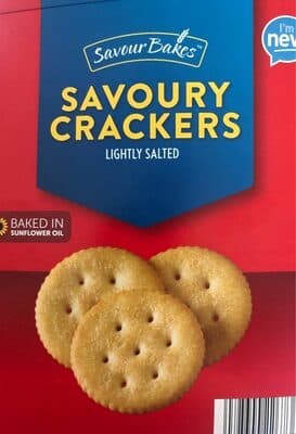 Savoury Crackers Lightly Salted