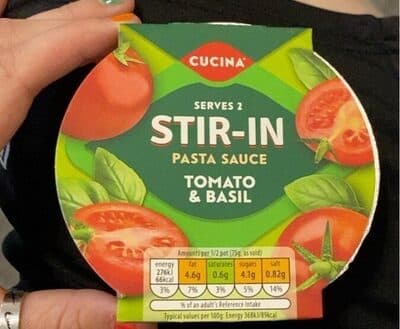 Stir-In Pasta Sauce Tomato & Basil