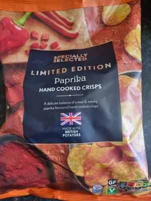 Specially Selected Paprika Hand Cooked Crisps